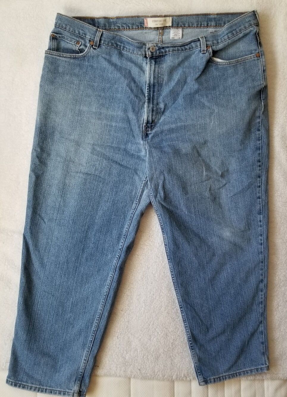 Levi’s 560 Comfort Fit Jeans 48x30 (Factory Hemmed to 28) – Relaxed, Tapered